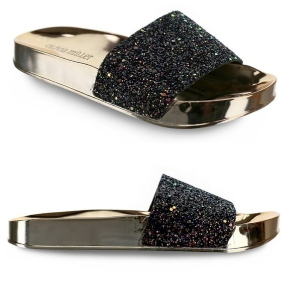Olivia Miller Shoes - 🆕Olivia Miller Delray Chunky Glitter